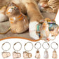 Cat Fur Memorial Charm Resin Keepsake Capsule for Pet Hair Portable Keychain Pendant for Hair Rainbow Bridge Pendant