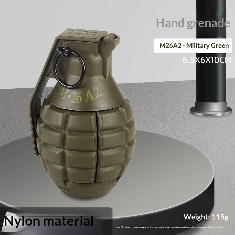 Toy hand grenade, explodable simulated grenade, prank military model, boys' series, birthday gift