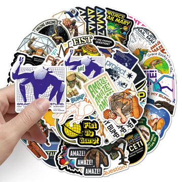 50Pcs Project Hail Mary Stickers Decals For Laptop Scrapbook Luggage Guitar Helmet DIY Graffiti Aesthetic Stickers