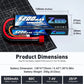1/2pcs Zeee 2S 5200mAh Lipo Battery 80C With T/XT60/EC5/EC3 Plug RC Battery for RC Cars Truck Truggy Buggy Racing Hobby Parts