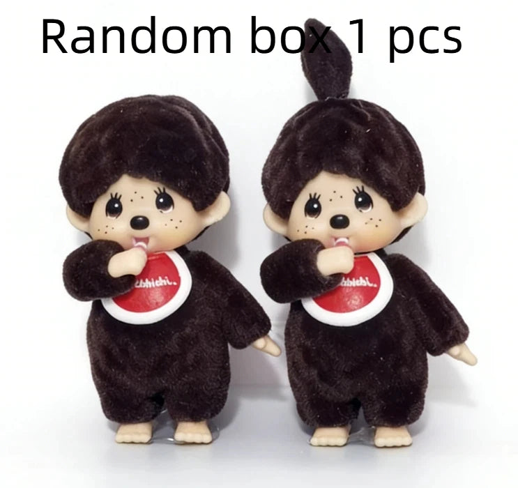 In Stock Mengqiqi Flocking Doll Handmade Blind Box Cute Desktop Decoration Toy Fans' Favorite Items Children'S Festival Gifts