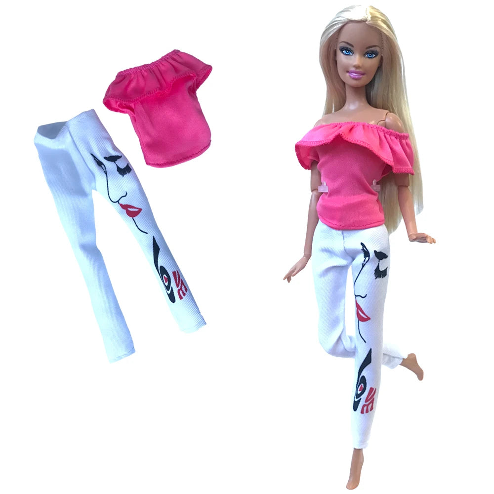 NK 1/6 Doll Princess Hot Sell Fashion Doll Dress Pink Suit For 11.5 Inch Doll Clothes Hat For 29CM Dolls Accessories Gift Toy JJ