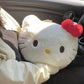 Anime Sanrio Hello Kitty Cute Cartoon Head Plush Pillow Sofa Bedside Cushion Car Cushion Nap Pillow Birthday Gifts for Girl