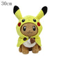Cos Eevee Pikachu Cosplay Plush Toy Charizard Peluche Snorlax Garchomp Tyranitar Hydreigon Stuffed Animal Doll Plushies Toy Gift