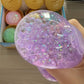 Glitter Dumpling Squishy Toy with Box Dumpling Sensory Squeeze Stress Relief Glitter Dough Gift for Adults And Kids