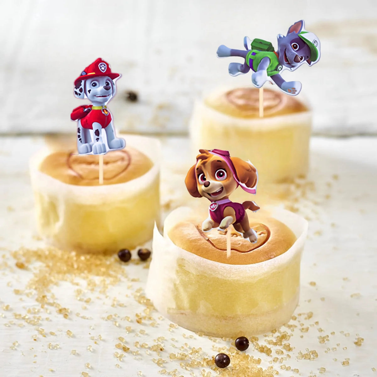 PAW Patrol Cake Topper Dog PAW Party Happy Birthday PAW Patrol Cupcake Decoration Baking DIY Supplies PAW Patrol party Favors