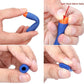 6PCS Mega for Nerf 9.5cm Red Sniper Rifle Darts Bullets Mega Foam Big Hole Head Bullets for N-Strike Mega Series