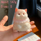Kawaii Lucky Cat Siamese Cat Soft Slow Rising Squeeze Stress Relief Sensory Fidget Toy Plush Desktop Ornamen Anxiety Relief Toy