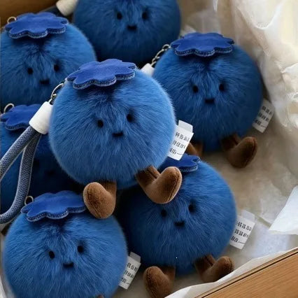 Blueberry Luck] Preventing Mold Luck Blueberry Plush Doll Doll Ornament Bag Pendant Keychain Pendant