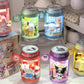 Genuine In Stock Sanrio Characters Soda Can Mini Dessert Shop Scene Series Blind Box Cute Collectible Toy Desktop Ornament Gift