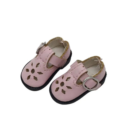 3.2cm Doll Shoes for Blythes Doll Toy,1/8 Mini Leather Dolls Shoes for Blyth Azone BJD,Casual Shoes Accessories