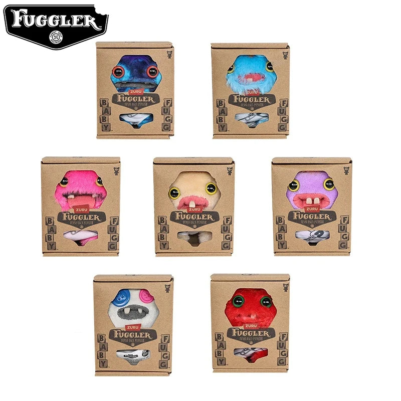 Fuggler Plush Baby Series Mr Needles Funny Ugly Monster Fuggs Munch Rabid Rabbit Wide Eyed Weirdo Stuffed Doll Gift Soft Toy 9CM