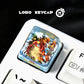 Pokemon Transparent Esc Keycap Keyboard Accessories Anime Cute Resin Shrink Drip Glue handmade Keycaps Anime Fans Gift