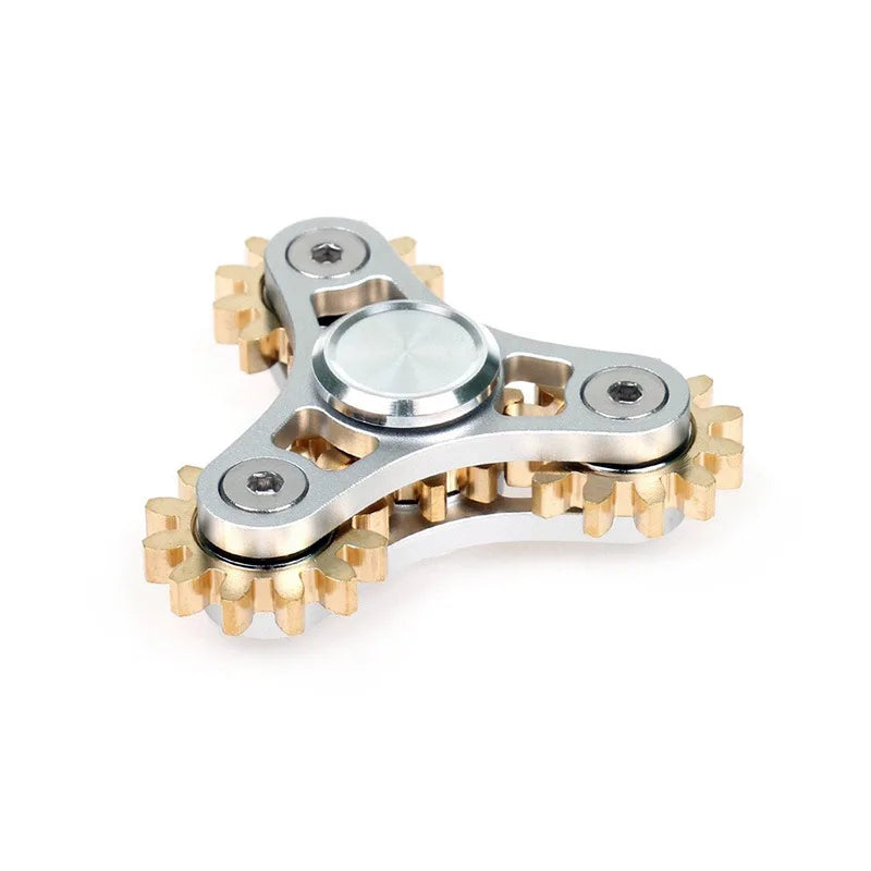 Mini EDC Gear Alloy Spinner Sprockets Gear Chain Gyro Delicateness Fidget Decompression Ring Toy Stress Relief Toys