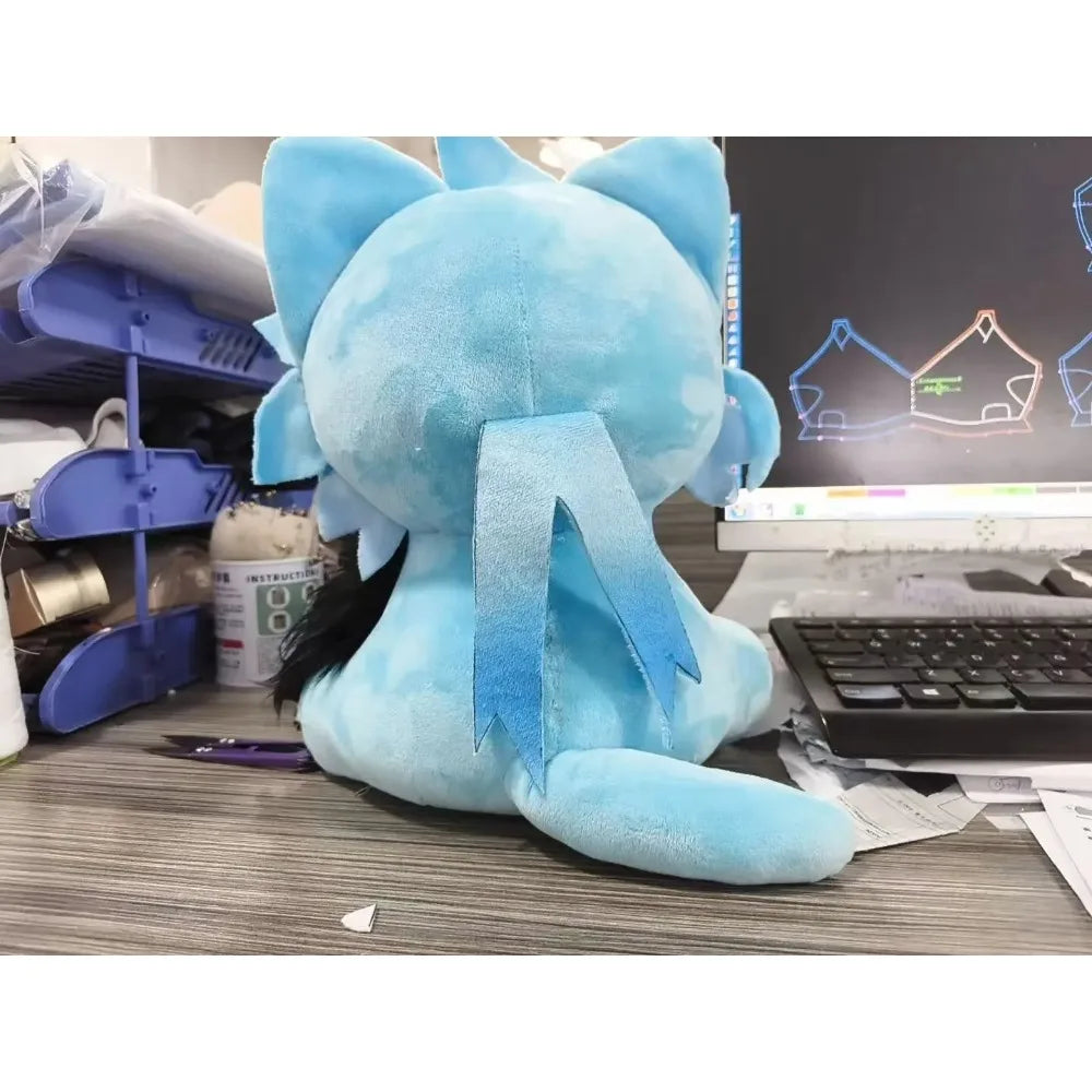 2026  New Dottore Cat Plush Doll Genshin Impact Game Character Plush Toy Kawaii Home Ornament Christmas Birthday Gift  For Fans