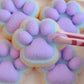 New Cat Paw Mochi Taba Squishy Fidget Toy Cute Cat Paws Toys Slow Rebound Decompression Toy Super Soft Reduce Stress Toy Gifts ﻿