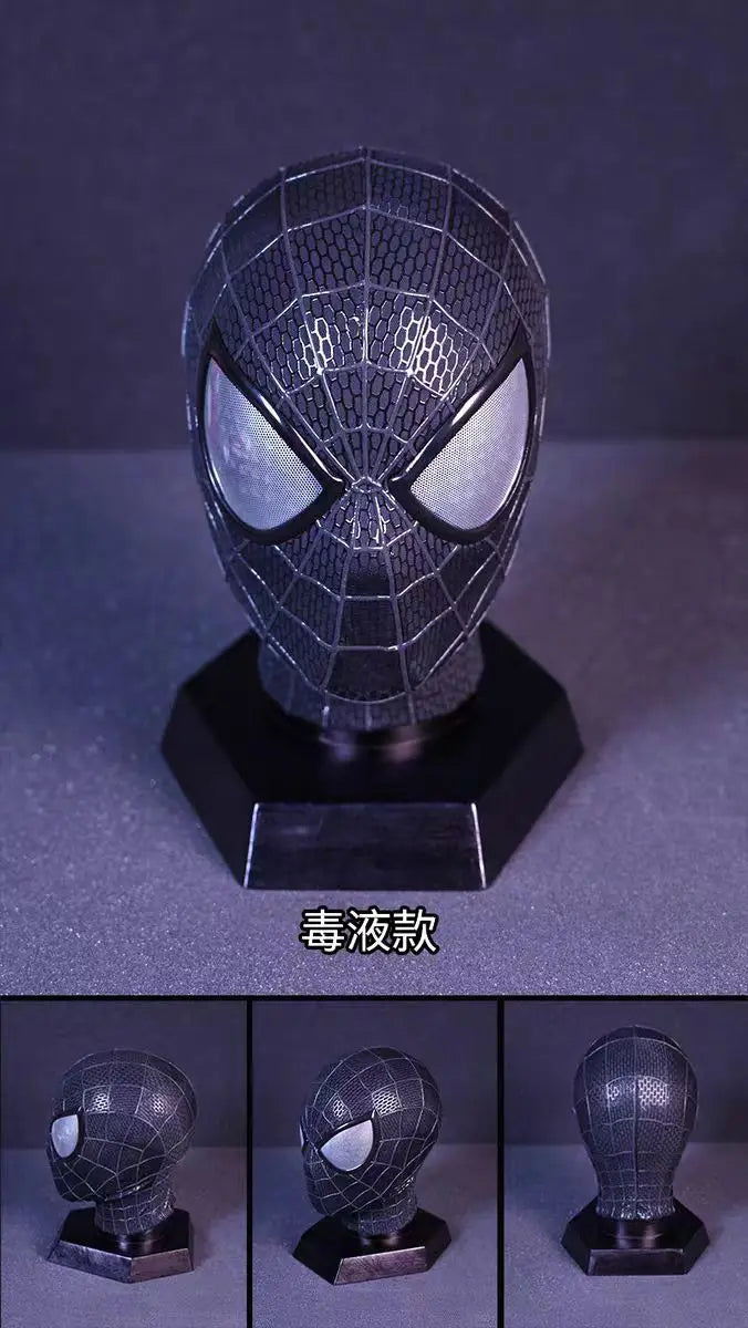 New Handmade Spiderman 2 Movie Accuracy Garfield Version Cosplay Mask Peter Parker Venom Marvel Collectible Toys Gift For Fans