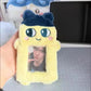 Kawaii Japanese Gotchi Plush Card Holder Cute Student Card Storage Bag Pendant Diy Keychain Stationery Gift