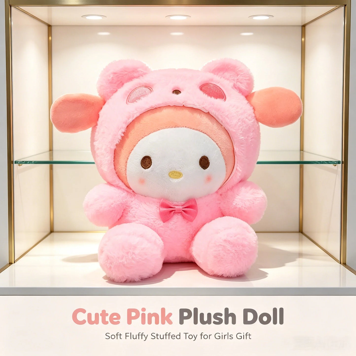 Sanrio Kuromi Cinnamoroll My Melody Pochacco Plush Dolls With Clothes Anime Room Decor Gift for Boys Girls Kids