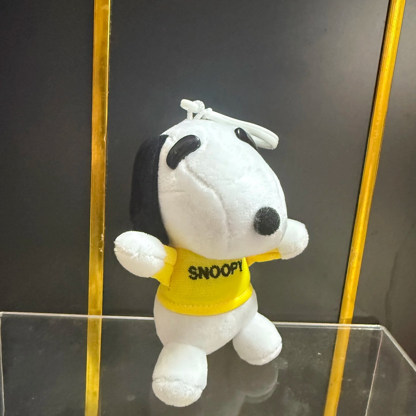 3piece 11CM Cute high quality Peanuts Snoopy Plush pendant toys Snoopy dog Woodstock KEY CHAIN animal toys