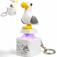 Mine Seagull Keycap Keychain Luminous Sounding Stress Relief Creative Fidget Toy Pocket Portable Electronic Pendant For Adult