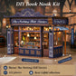 Notting Hill Book Nook 3D Wooden Puzzle DIY Love Bookstore Handmade Bookshelf Dollhouse Model Decorative Bookend Building Ki