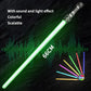 Children Colorful Glowing Sword Toys Laser Sword Lightsaber Red and Blue Double Saber Telescopic Music Cosplay Cool Flashing Toy