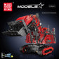 Mould King 17070 17071 Technical Car Toys The RC R 9800 Excavator Building Block Engineering Excavator Brick Kids Christmas Gift