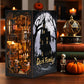 Book Nook Kit Dark Family DIY Wooden Puzzle Gothic Style Halloween Bookshelf Dollhouse Model Bookend Building Home Decoration