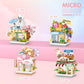 Food Shop Street Series - Mini City Shop House Model Kit, Fun DIY Educational Building Toy Gift for Kids Ages 6-12