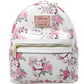 Princess Series Backpack Belle/Ariel/Snow White/Cinderella Stained Glass Portrait Mini Backpack Womens Bag Wallet