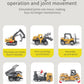6pcs/set Alloy Engineering Truck Toy Car Classic Construction Model Vehicle Loader Tractor Excavator Toys for Boys Gifts