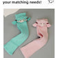 Hatsune Miku Crew Neck Socks Cute Kawaii Vocaloid Anime Printed Cotton Stockings Tube Socks Over the Knee Socks Girls Fan Gift