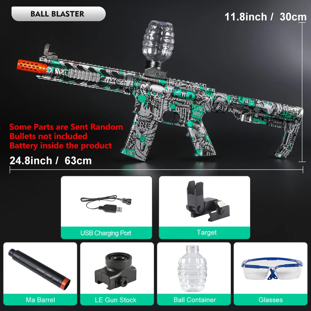 M416 Electric  Blaster Gun Toys, Rechargeable, Automatic Outdoor Toys for Team Activities, Perfect Gift(Bullets Excluded)