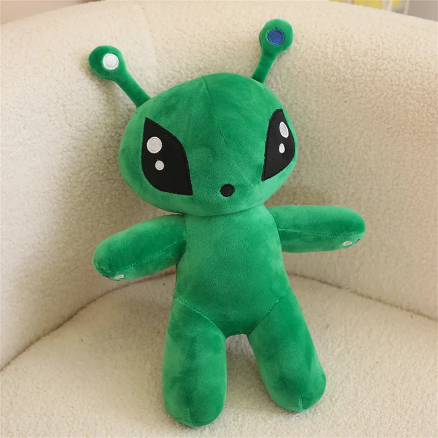 Green Alien Plush Toys Cute Big Eyes And Long Ears Soft Stuffed Animal Plush Special Companion Gift for Kids and Decorate Rooms