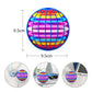 Flying Ball Boomerang Flyorb Magic With LED Lights Drone Hover Ball Fly Nova Orb Flying Spinner Fidget Toys Children Family Gif