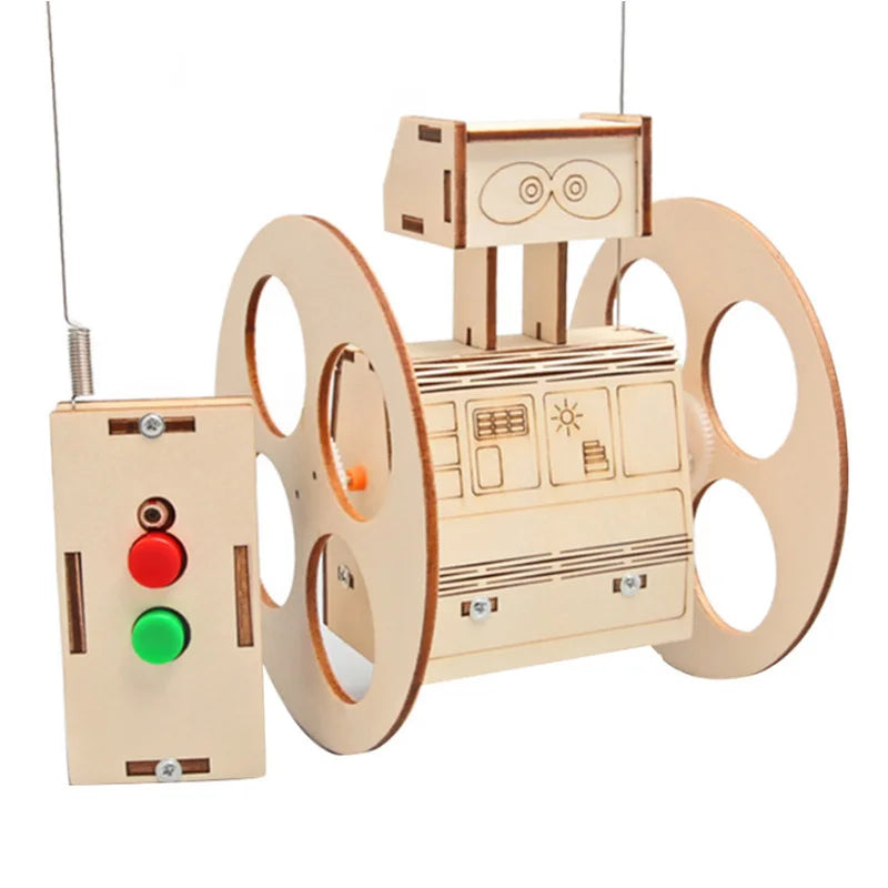 New 3D Assembly Remote Control Robot Model Children's DIY Handmade Science Experiment Toy Set Children's Educational Toys Gift