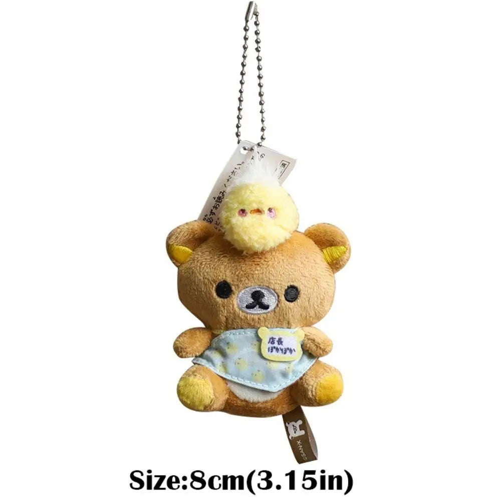 20th Anniversary Anime Cartoon Easy Bear Gluttonous Bear Cute Baby Hug Plush Toy Small Pendant Gift Toy