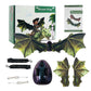 Electric Moving Dinosaur Wings with Lights DIY Toys for Children Boys Party Halloween Costume Accessory Christmas Gift
