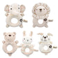 Baby Plush Rattle Cartoon Animals Crib Mobile Bed Bell Toys 0-12 Months Infant Toddler Early Educational Toy for Newborn  Gifts