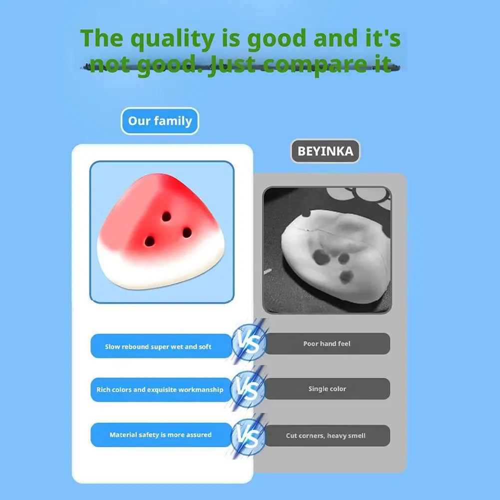 Watermelon Anti Stress Squeeze Toy Slow Rising Squishy Sensory Toy Gift Squishy Stress Reliever Squeeze Toy Stress Relief Toys