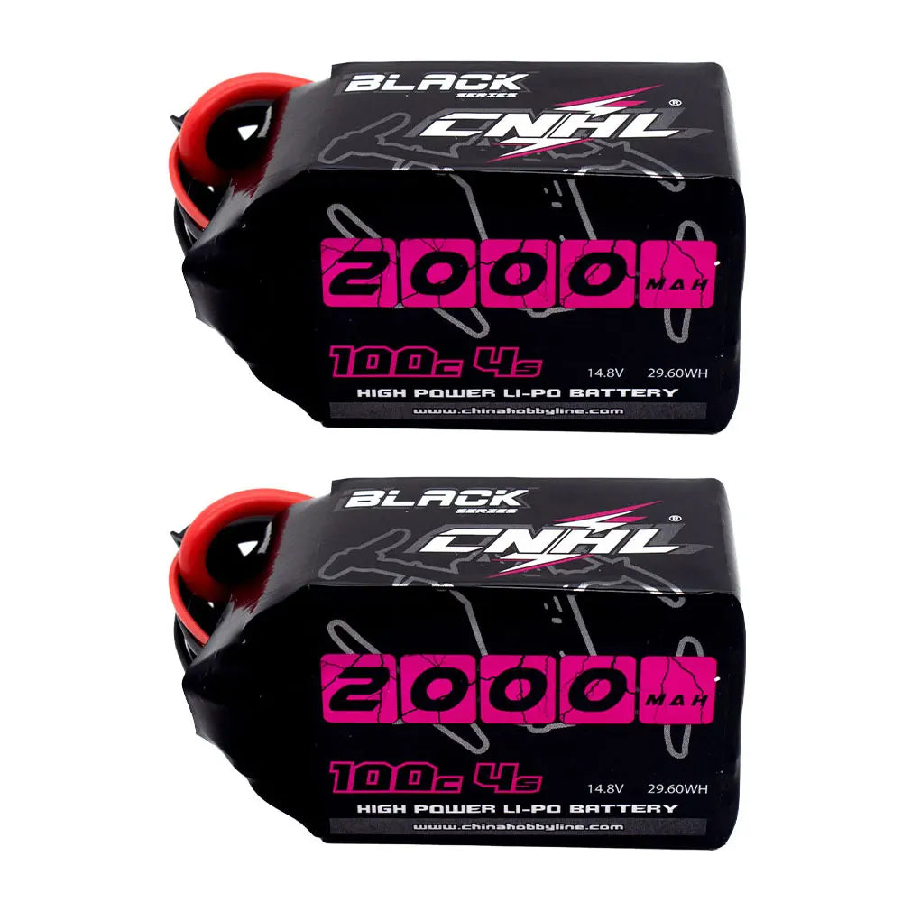 2pcs CNHL Lipo Battery 3S 4S 6S 2000mAh 11.1V 14.8V 22.2V 100C With XT60 Plug For RC Airplane Helicopter Quadcopter FPV Drone