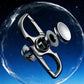 Metal Fingertip Spinner Fidget Toy, Multi-purpose EDC Tool Keychain Bottle Opener, Desktop Anti-Anxiety Stress Relief Toy Gift