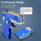 Metal Burst Rubber Band Toy - Mini Folding Launcher Toy With Keychain And 60pcs Rubber Bands,Perfect Gift for Christmas