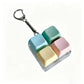 Fidget Toy Nine-key Keyboard Keychain Button Fidget Gifts for Adults to Relieve Stress Can Be Assembled Freely No Light