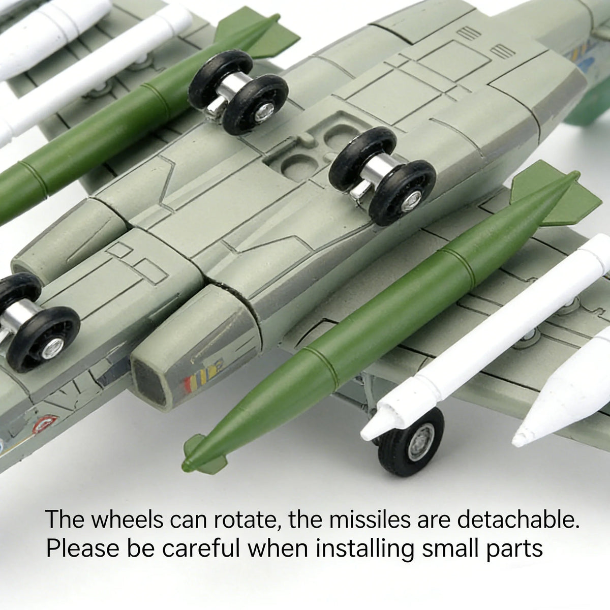 1:72 Scale Ukrainian Air Force Su-25 Frogfoot Attack Aircraft Plastic Snap Assembly Model Kit - Digital Camouflage Military Plan