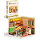 Rolife DIY Miniature House Super Creator Series Dollhouse 3D Puzzle Panda Hot Pot/Hong Kong Bites Cafe/Night Out Food Stall