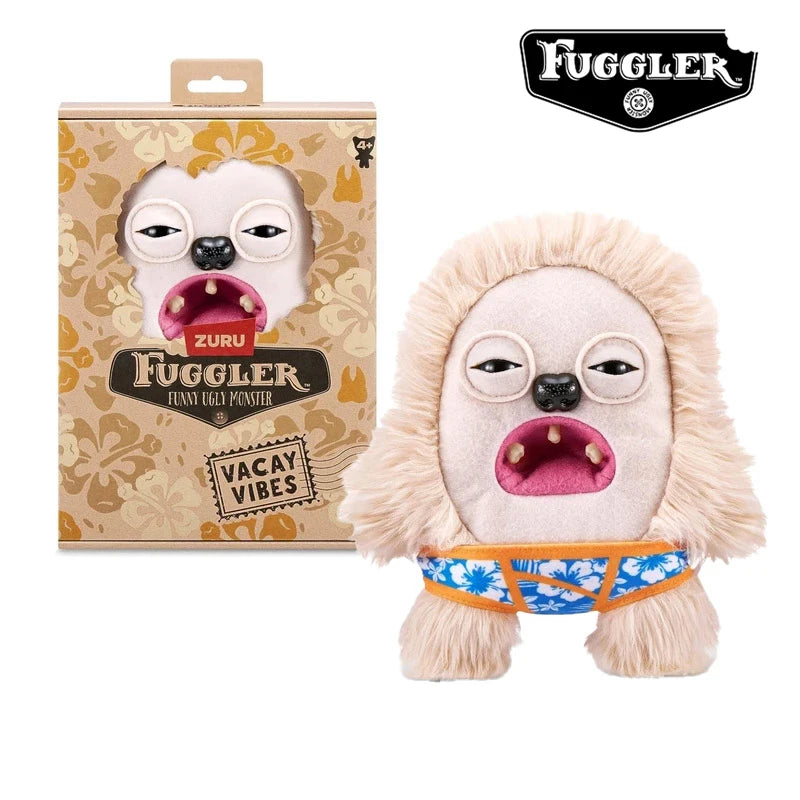Original Fuggler Ugly Monster Plushies Toys Fuggs Teeths Stuffed Animal Funny Shark Laboratory Misfits Vacay Series Dolls 22CM