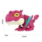 Jurassic Finger Dinosaur Triceratops Tyrannosaurus Model Toys for Kids Creative Finger Biting Dinosaurs Interactive Toy Boy Gift