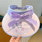 Kawaii My Melody Printed Casual Sun Hat Women's Lightweight Cartoon Folding Hat Outdoor Sports Beach Daily Girl Gift wholesale
